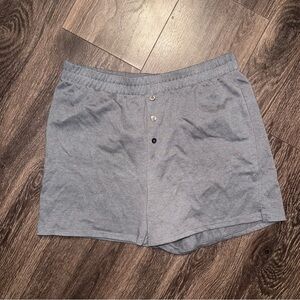 Classic Gray Athletic Men's Shorts